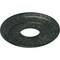 Ekena Millwork Classic Medallion (Canopies up to 7 1/4"), 12 3/8"OD x 4"ID x 1 1/8"P, Painted Turtle Crackle CM12CLPTC - alternate 2